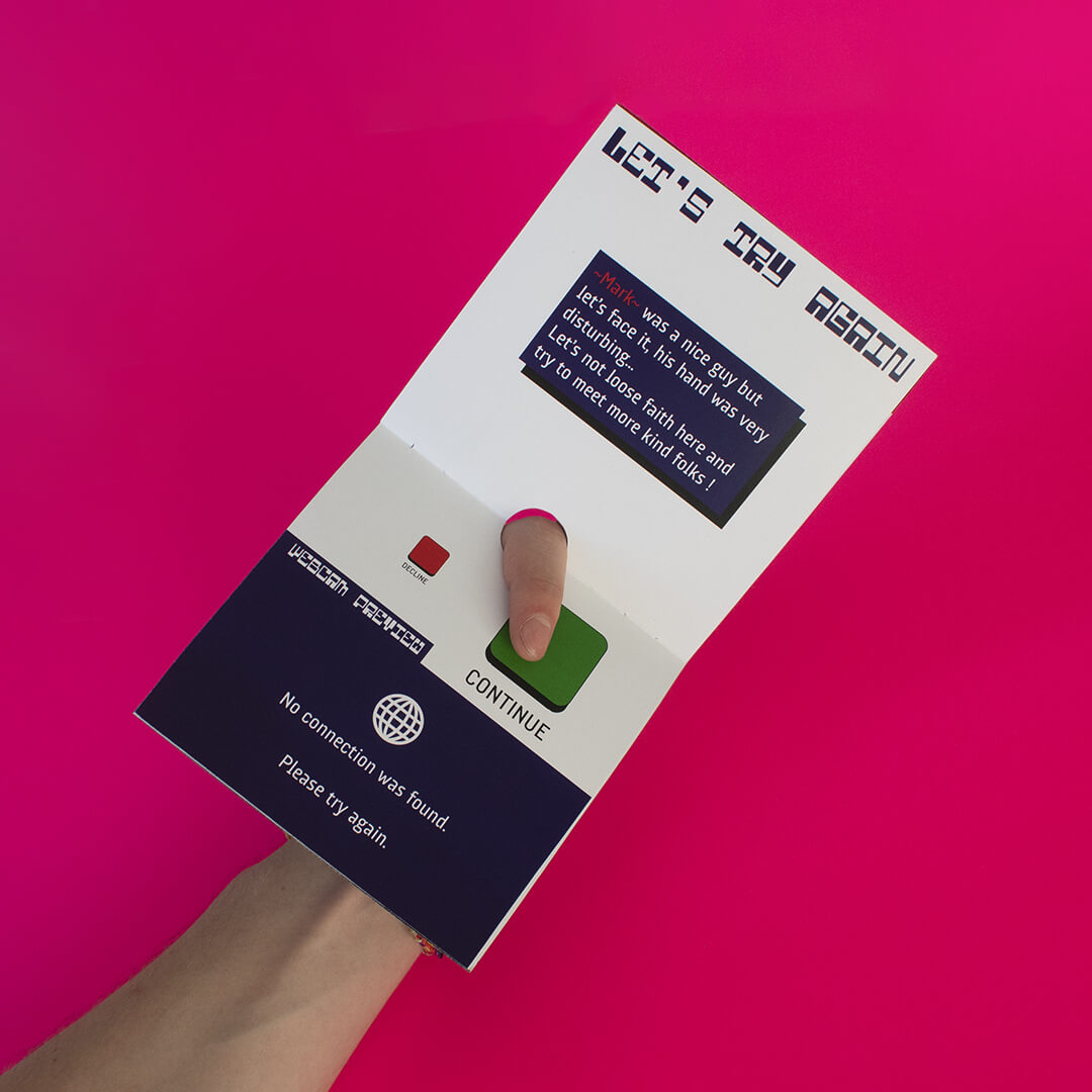 chatroulette edition livre à trou humour