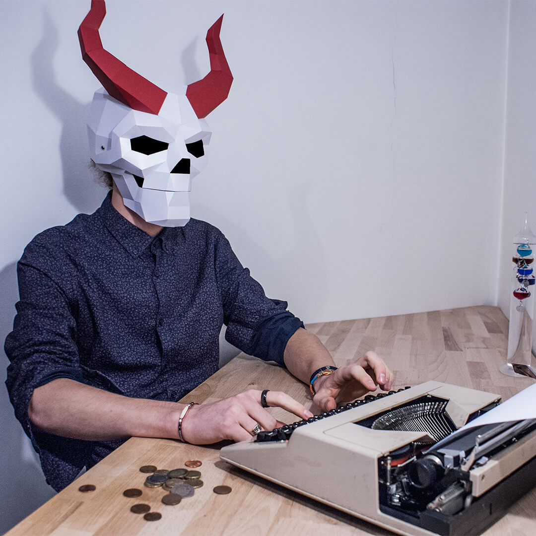 Portrait photographie crane wintercroft skull