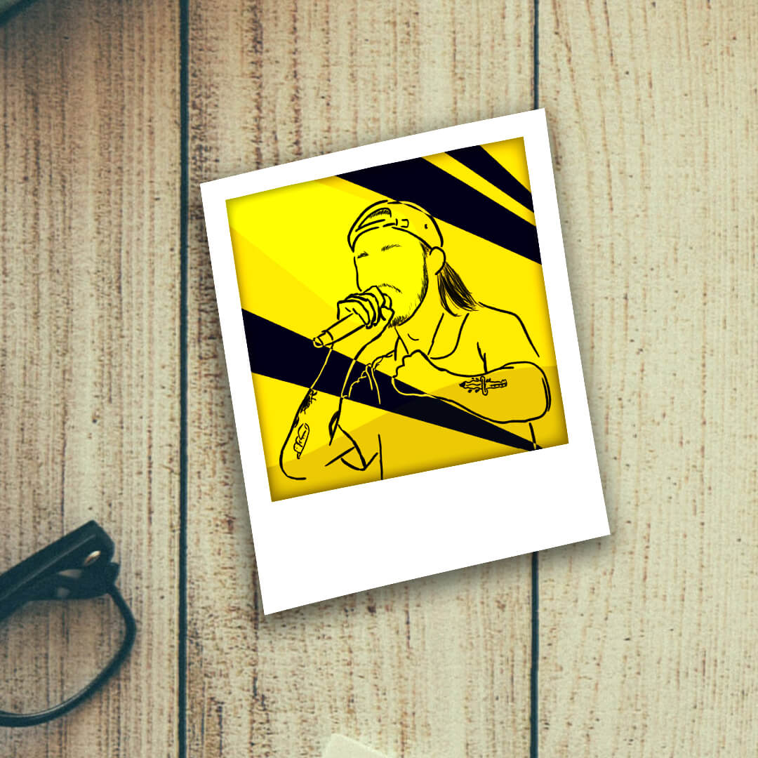 Polaroid illustration confinement Romeo Elvis